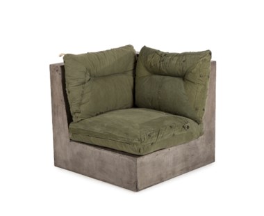 Concrete Chair - Corner